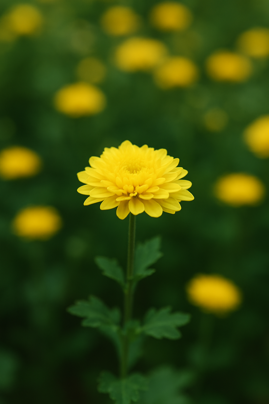 geel chrysant - eetbar bloem