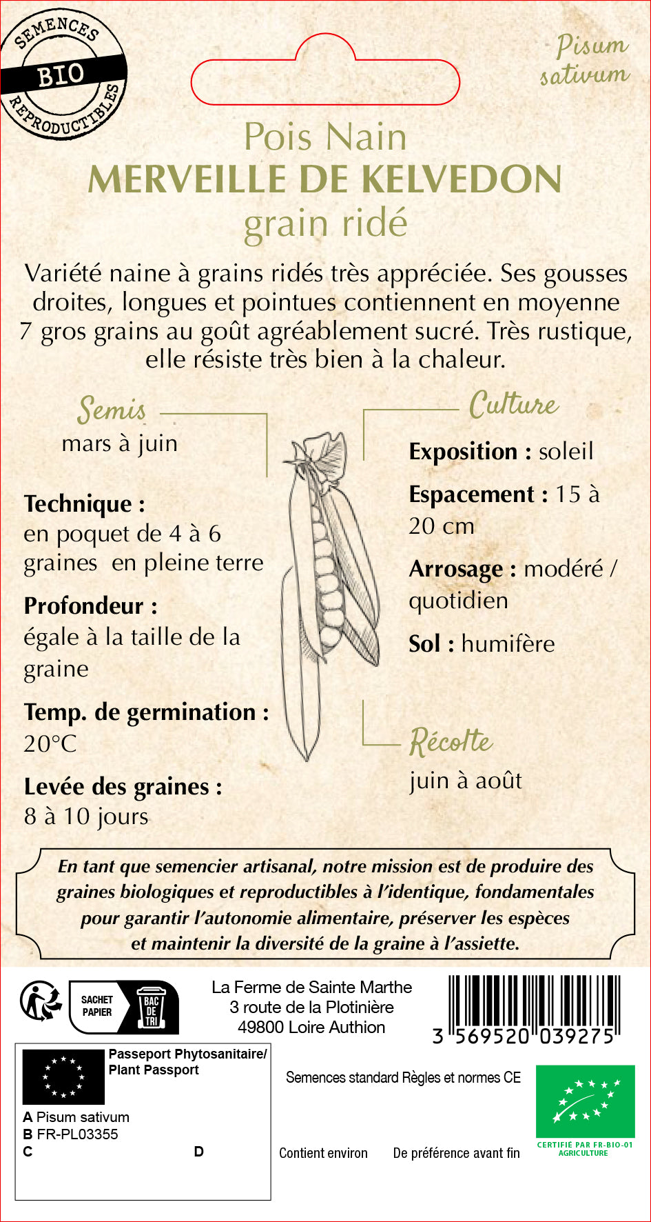 biologisch tuineren - oud ras zaden