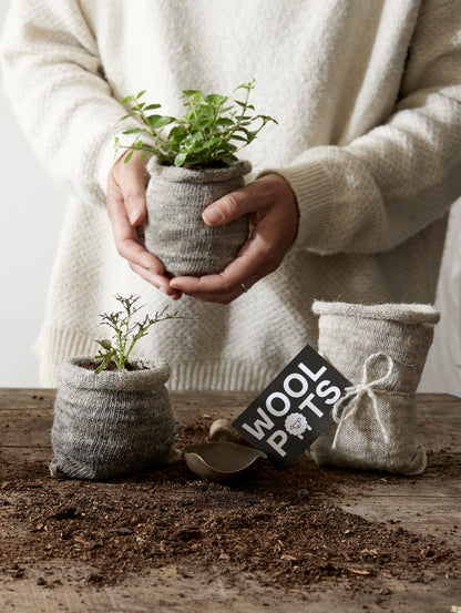 Wollen Plantpotten “Pack van 10” | Duurzaam Tuinieren