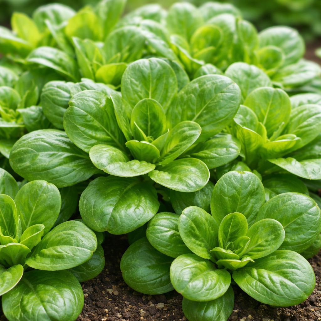 veldsla cirilla in biologisch tuin
